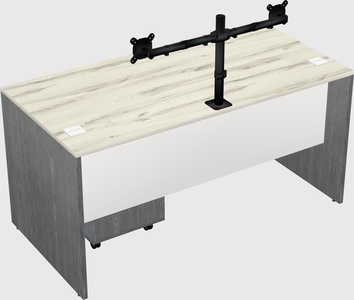 Rectangular desk