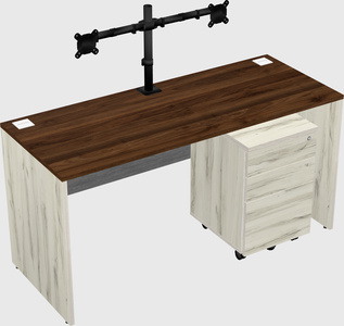 Rectangular desk