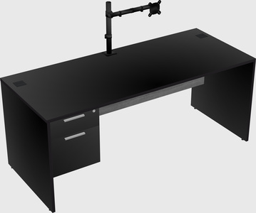 Rectangular desk