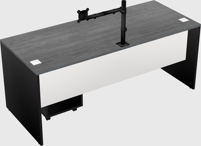 Rectangular desk