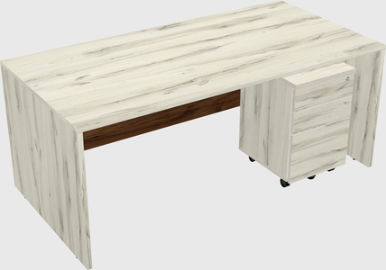 Rectangular desk