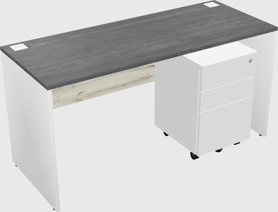 Rectangular desk