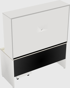 Rectangular desk