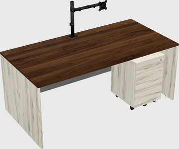 Rectangular desk