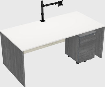 Rectangular desk
