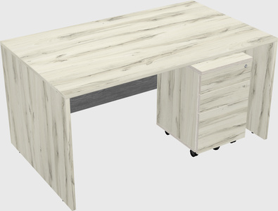 Rectangular desk