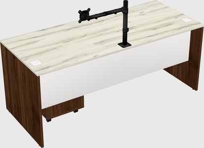 Rectangular desk