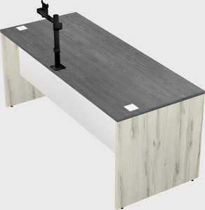 Rectangular desk