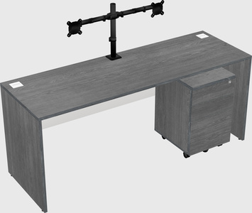 Rectangular desk