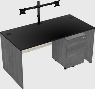 Rectangular desk