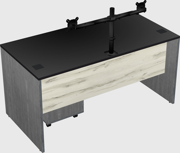 Rectangular desk