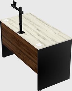 Rectangular desk