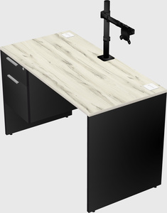 Rectangular desk