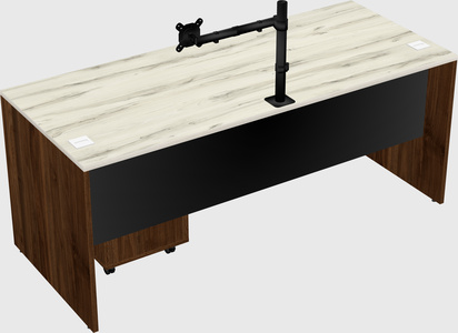 Rectangular desk
