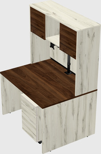 Rectangular desk