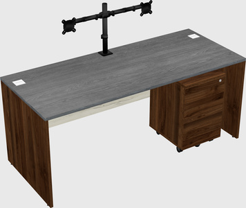 Rectangular desk