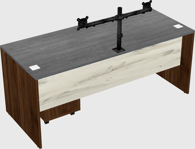 Rectangular desk