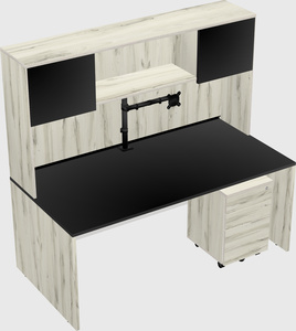 Rectangular desk