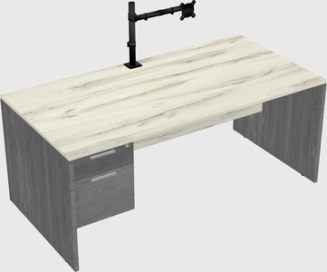 Rectangular desk