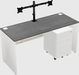 Rectangular desk