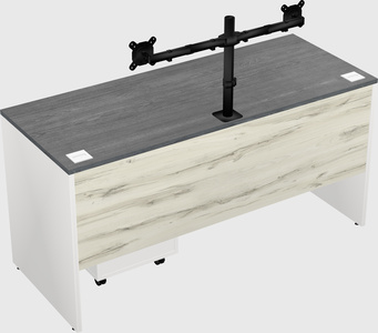 Rectangular desk