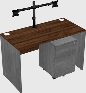 Rectangular desk
