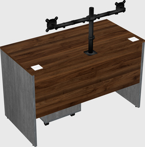 Rectangular desk