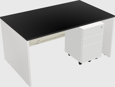 Rectangular desk