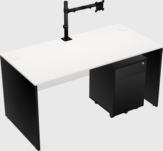 Rectangular desk