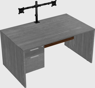 Rectangular desk