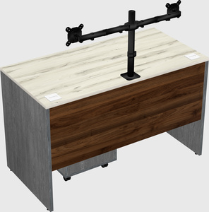 Rectangular desk