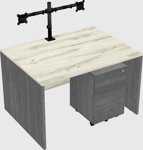 Rectangular desk