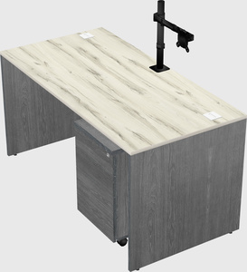 Rectangular desk