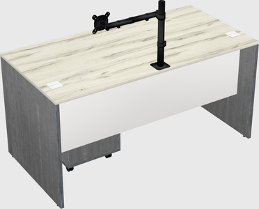Rectangular desk