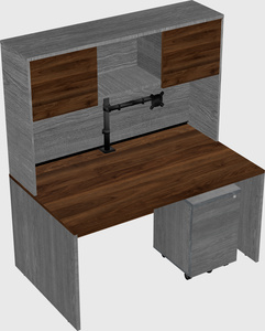 Rectangular desk