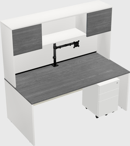Rectangular desk