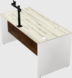 Rectangular desk