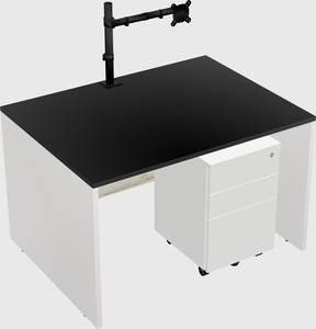 Rectangular desk