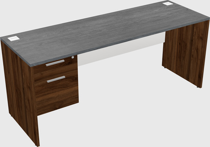 Rectangular desk