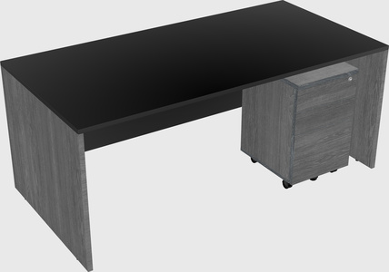 Rectangular desk