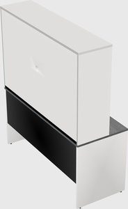 Rectangular desk