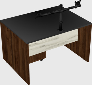 Rectangular desk
