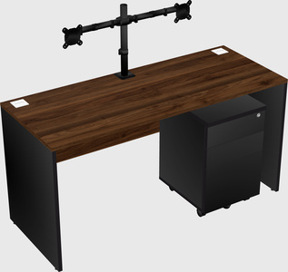 Rectangular desk