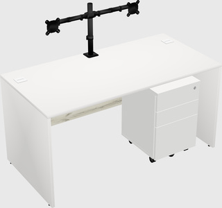 Rectangular desk