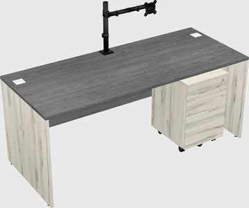 Rectangular desk