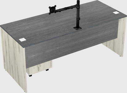 Rectangular desk