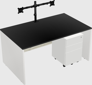 Rectangular desk