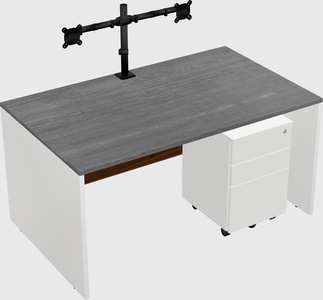 Rectangular desk