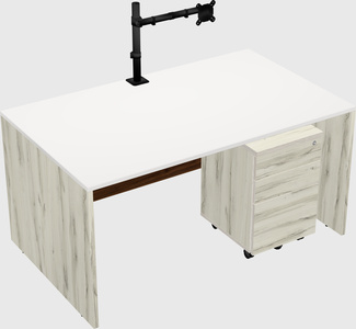 Rectangular desk