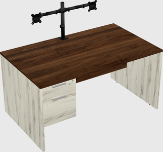 Rectangular desk